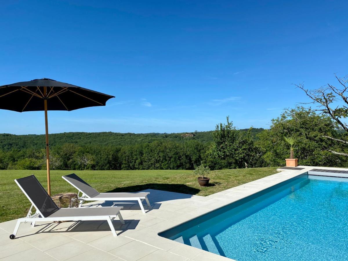 Domaine De Cazal - Gite 2 Pers Avec Piscine Au Coeur De 26 Hectares De Nature Preservee Villa Saint-Cyprien  Dış mekan fotoğraf