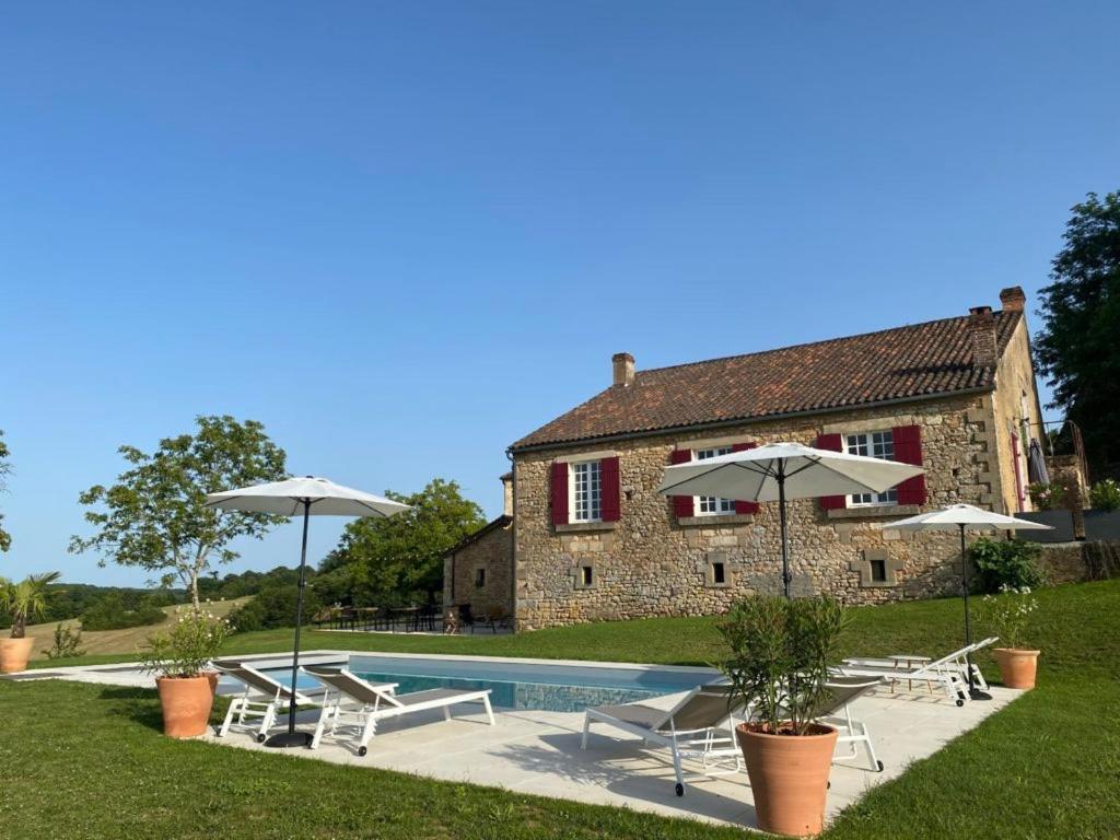 Domaine De Cazal - Gite 2 Pers Avec Piscine Au Coeur De 26 Hectares De Nature Preservee Villa Saint-Cyprien  Dış mekan fotoğraf